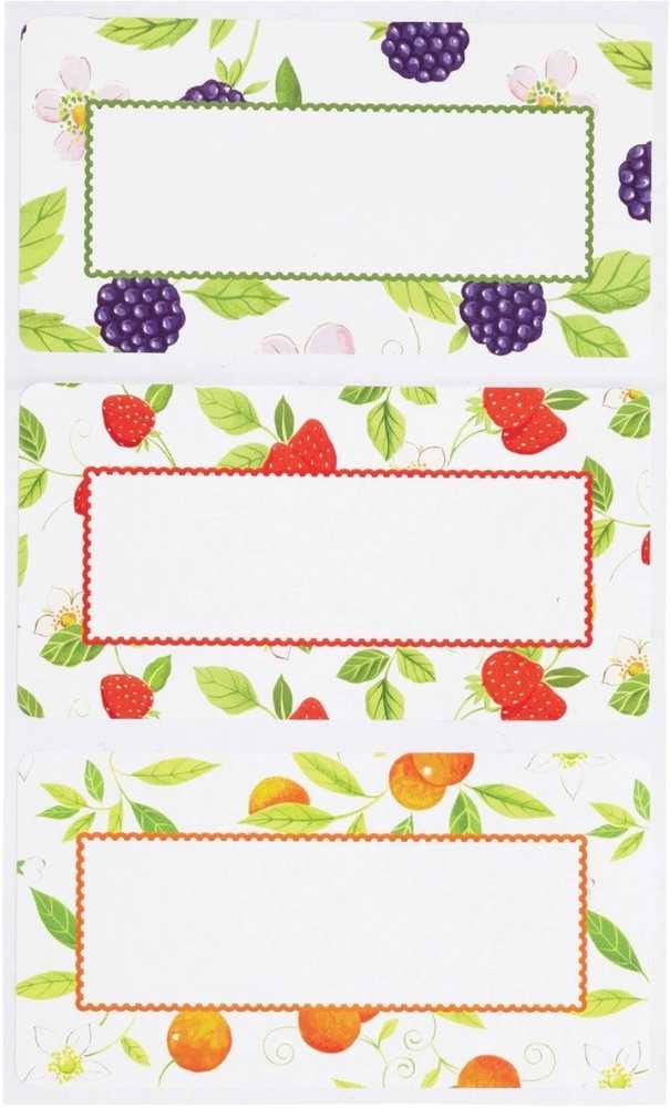 KitchenCraft Štítky na zavařeniny / marmelády, 100 ks