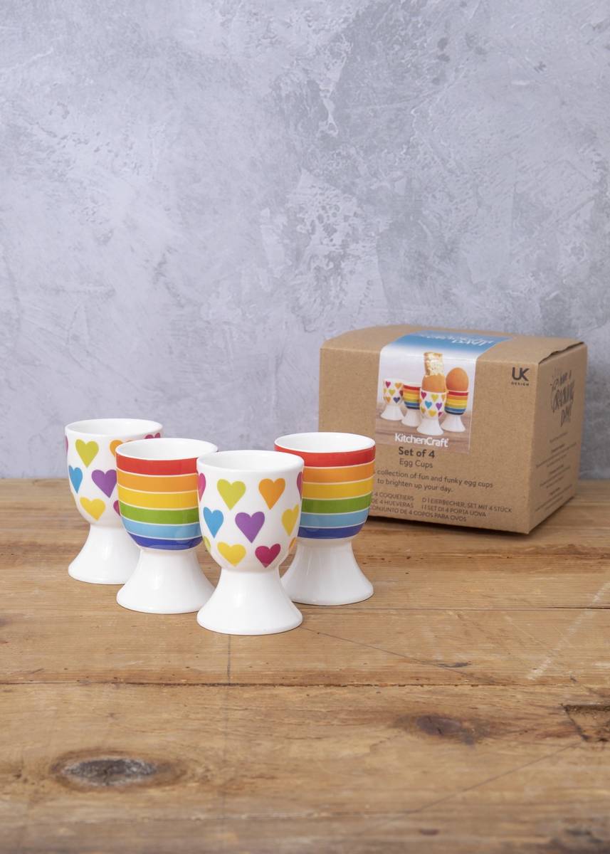 KitchenCraft Sada stojánků na vajíčka, 4 ks