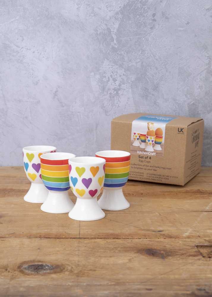 KitchenCraft Sada stojánků na vajíčka, 4 ks
