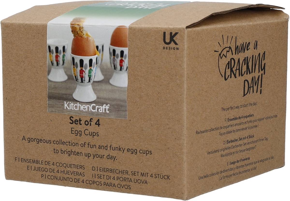 KitchenCraft Sada stojánků na vajíčka, 4 ks