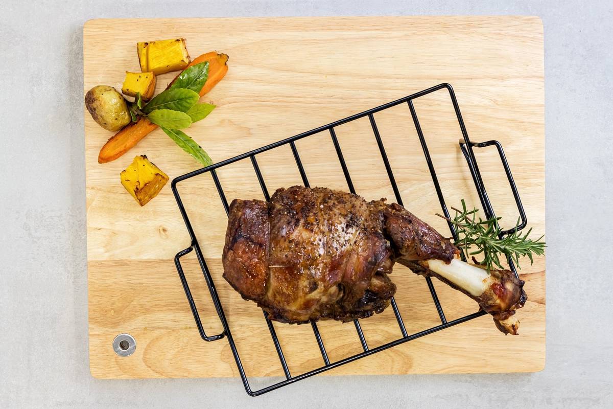 KitchenCraft Rošt na pečení masa, 30 x 21 cm