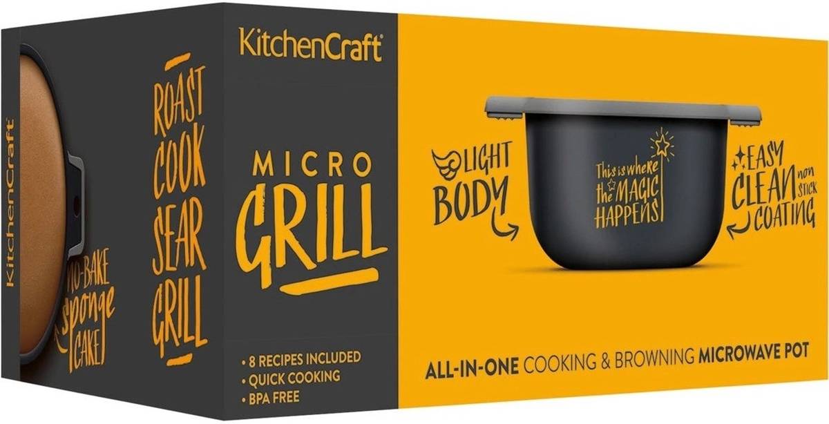 KitchenCraft Kuchyňský hrnec MicroGrill All in One, 1.5 l