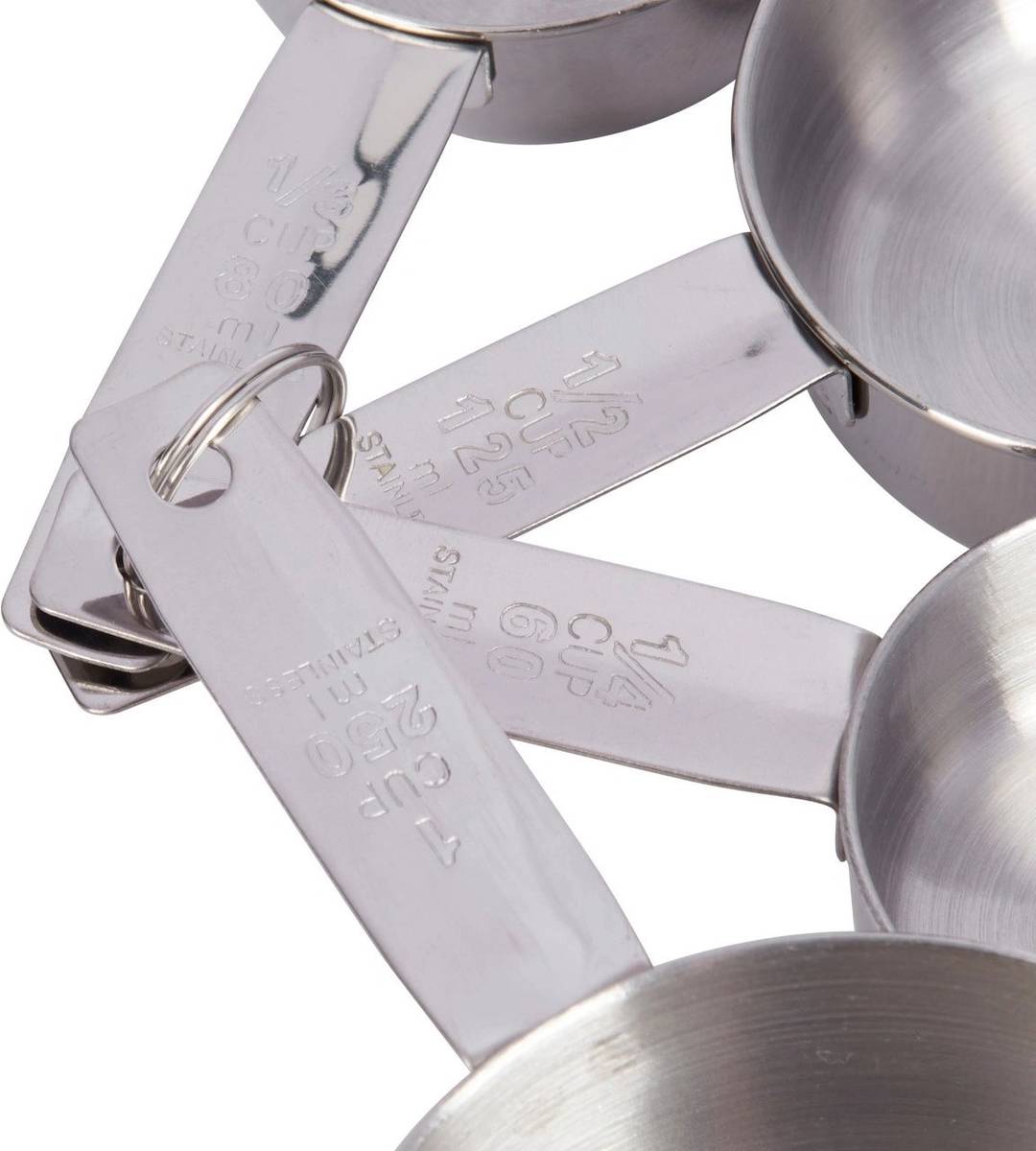 KitchenCraft Sada odměrek z nerezové oceli, 4 ks