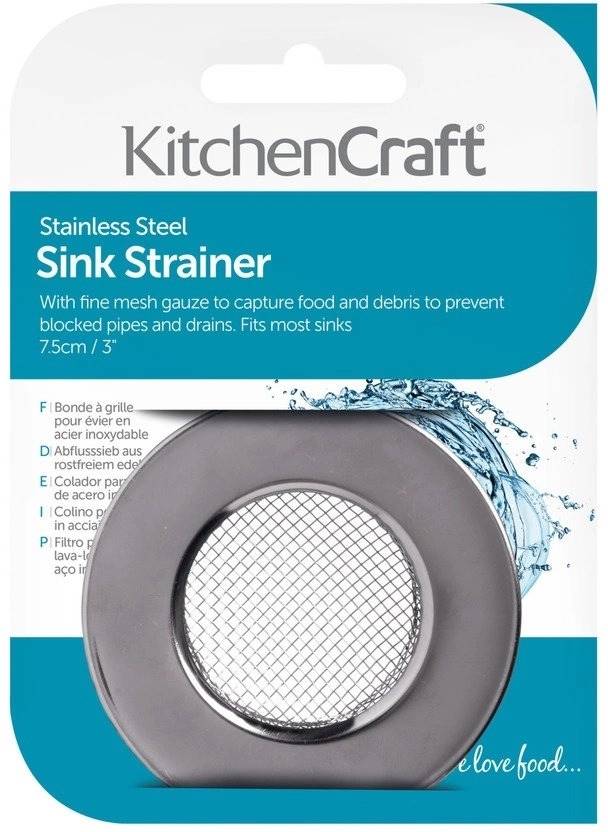 KitchenCraft Kuchyňské sítko do dřezu, 7.5 cm