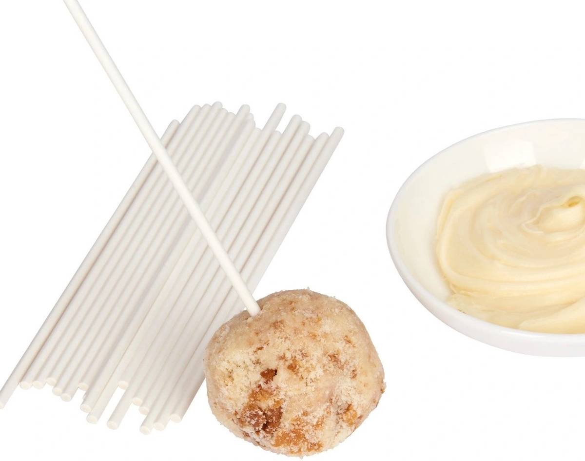 KitchenCraft Sada tyčinek na Cake Pop Sticks, 15 cm, 50 ks