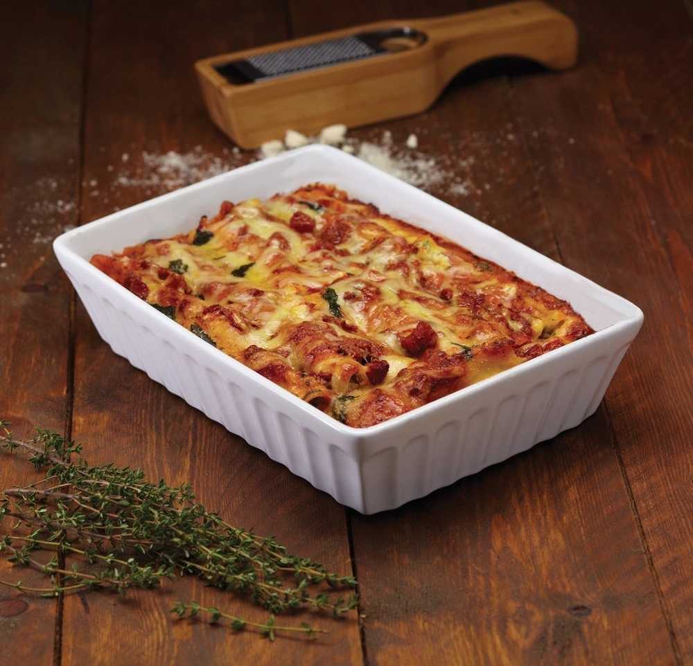 KitchenCraft World of Flavours Zapékací mísa na lasagne, 30 x 21 cm