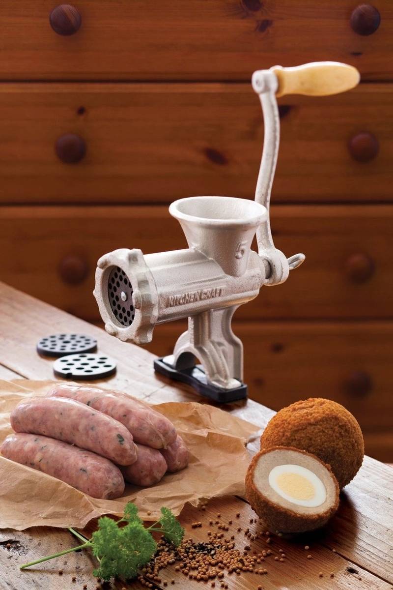 KitchenCraft Litinový strojek na maso No. 5