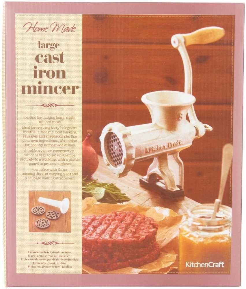 KitchenCraft Litinový strojek na maso No. 5