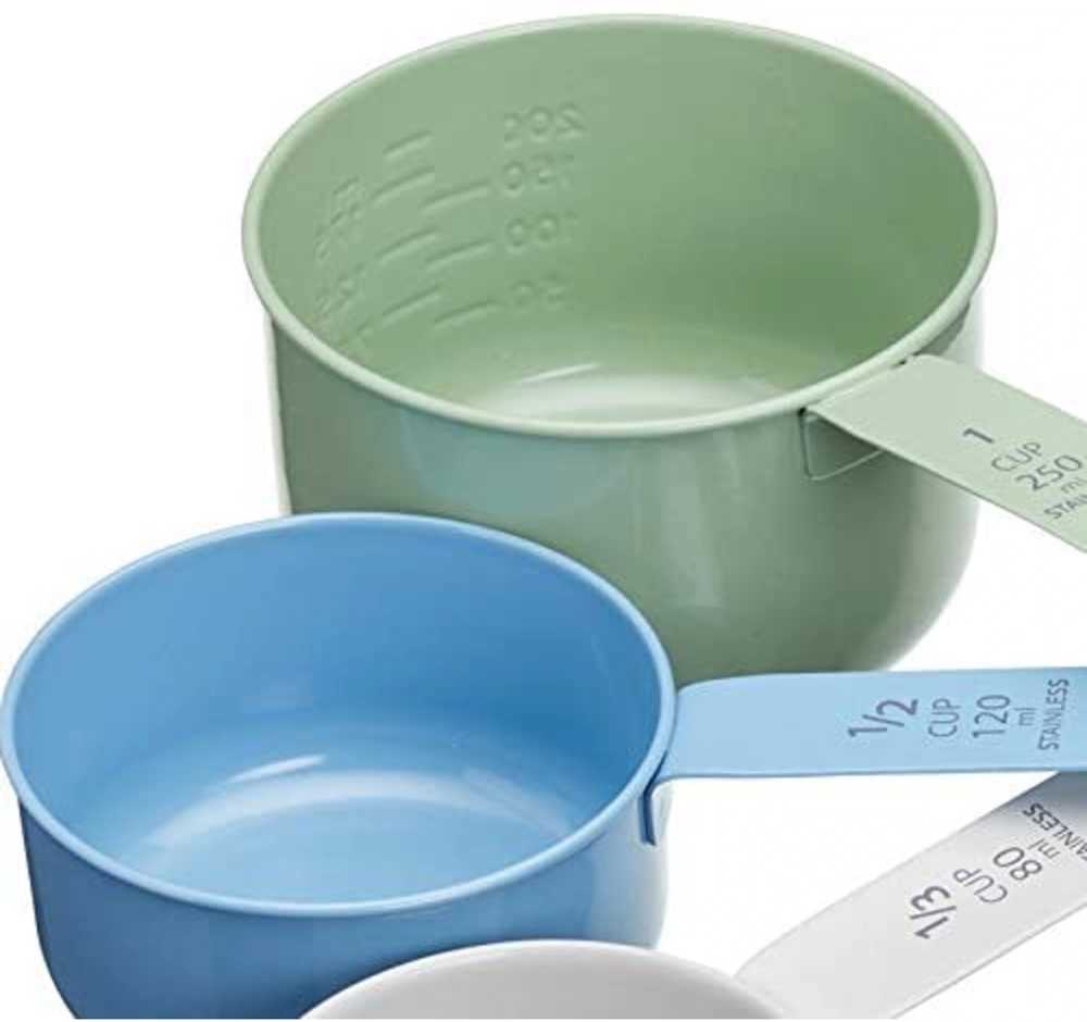 KitchenCraft Living Nostalgia Nerezové odměrky, 5 ks