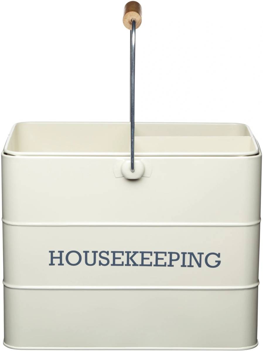 KitchenCraft Living Nostalgia Úložný box na čistící prostředky, 33 x 21 cm
