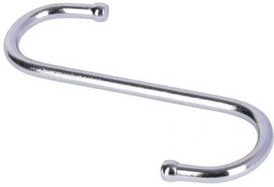 KitchenCraft Kovové pochromované háčky, 10 cm, 5 ks