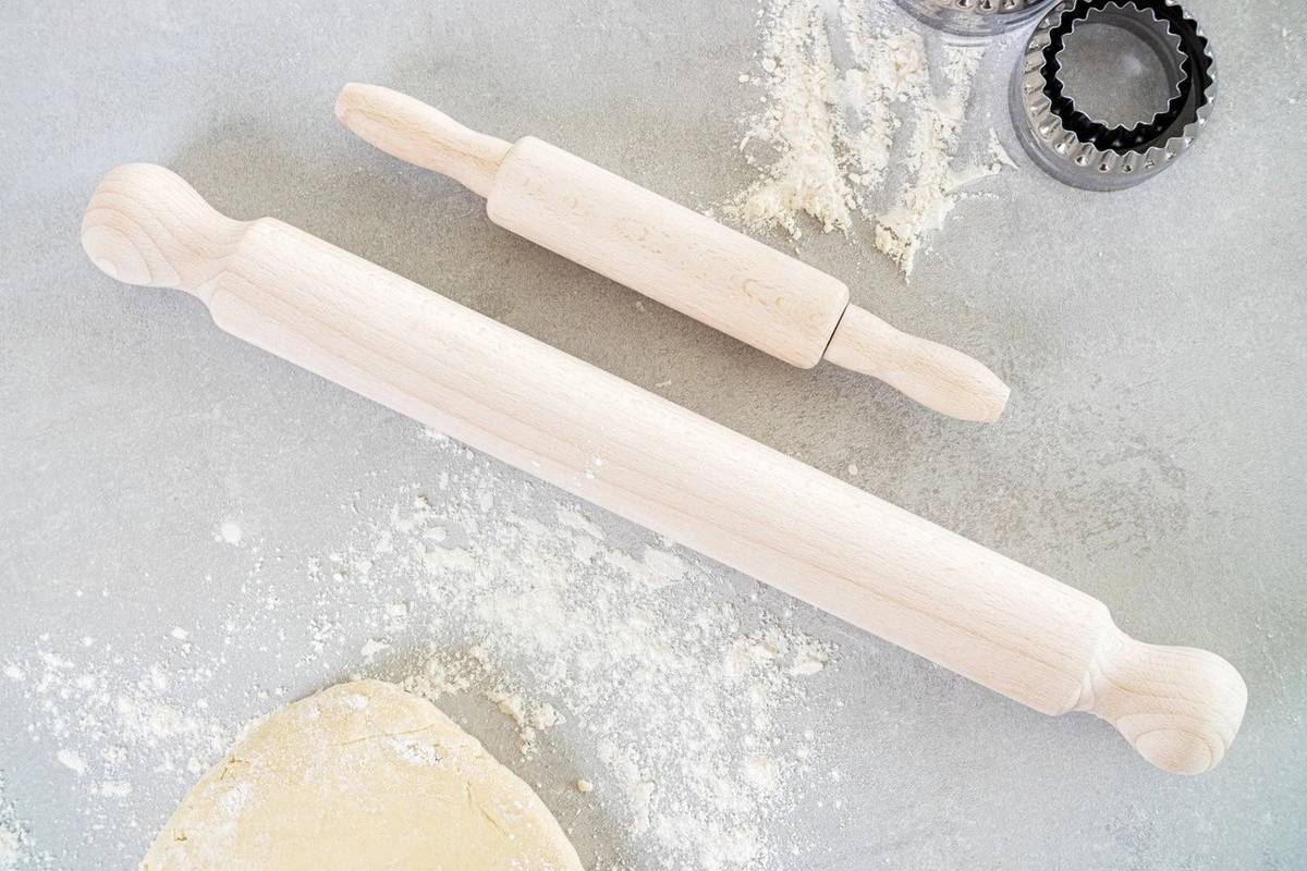 KitchenCraft Mini váleček na těsto, 23 cm, buk