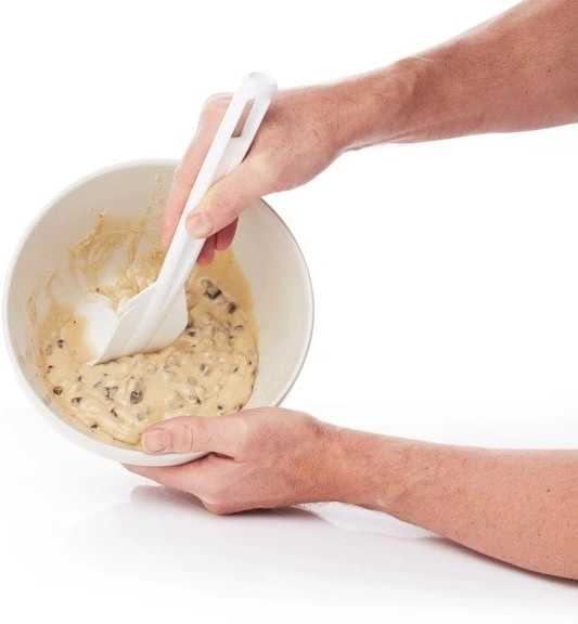 KitchenCraft Flexibilní kuchyňská stěrka, bílá