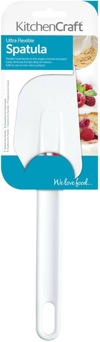 KitchenCraft Flexibilní kuchyňská stěrka, bílá
