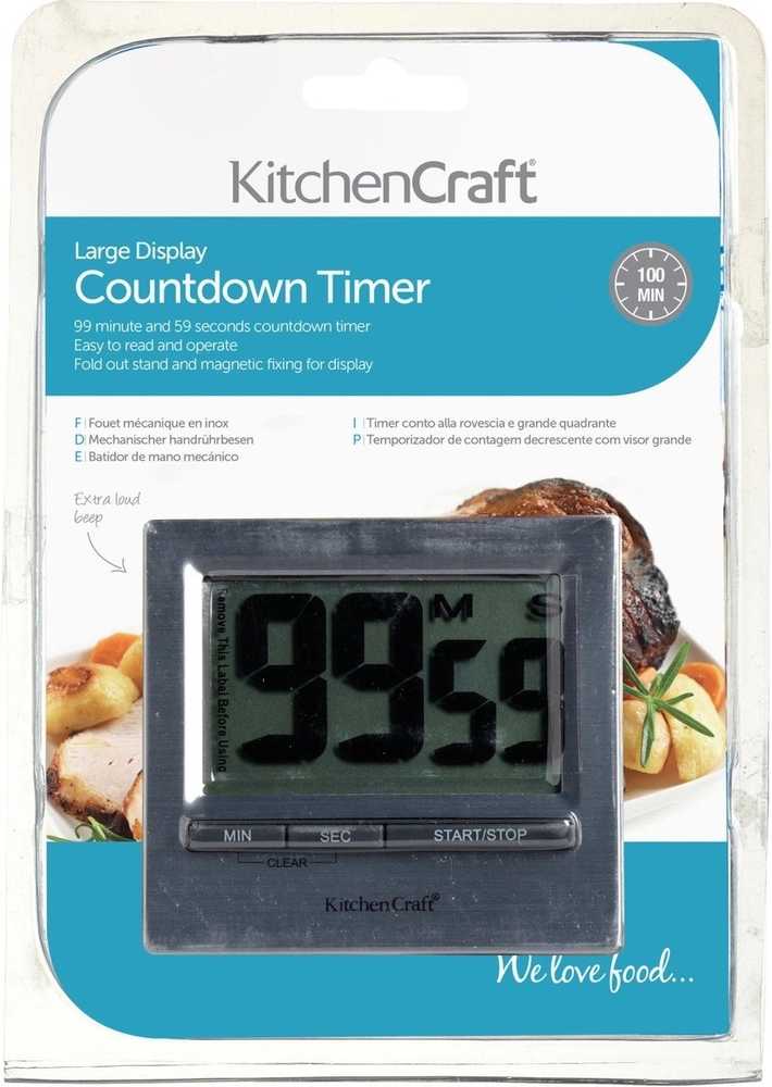 KitchenCraft Kuchyňská digitální minutka