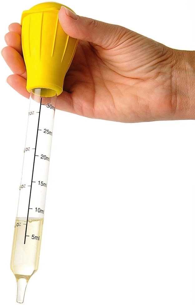 KitchenCraft Skleněná marinovací pipeta