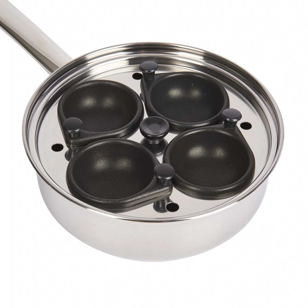 KitchenCraft Rendlík na pošírované vejce, pro 4 vajíčka, 28 cm