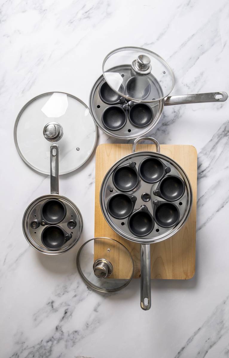 KitchenCraft Rendlík na pošírované vejce, pro 4 vajíčka, 28 cm