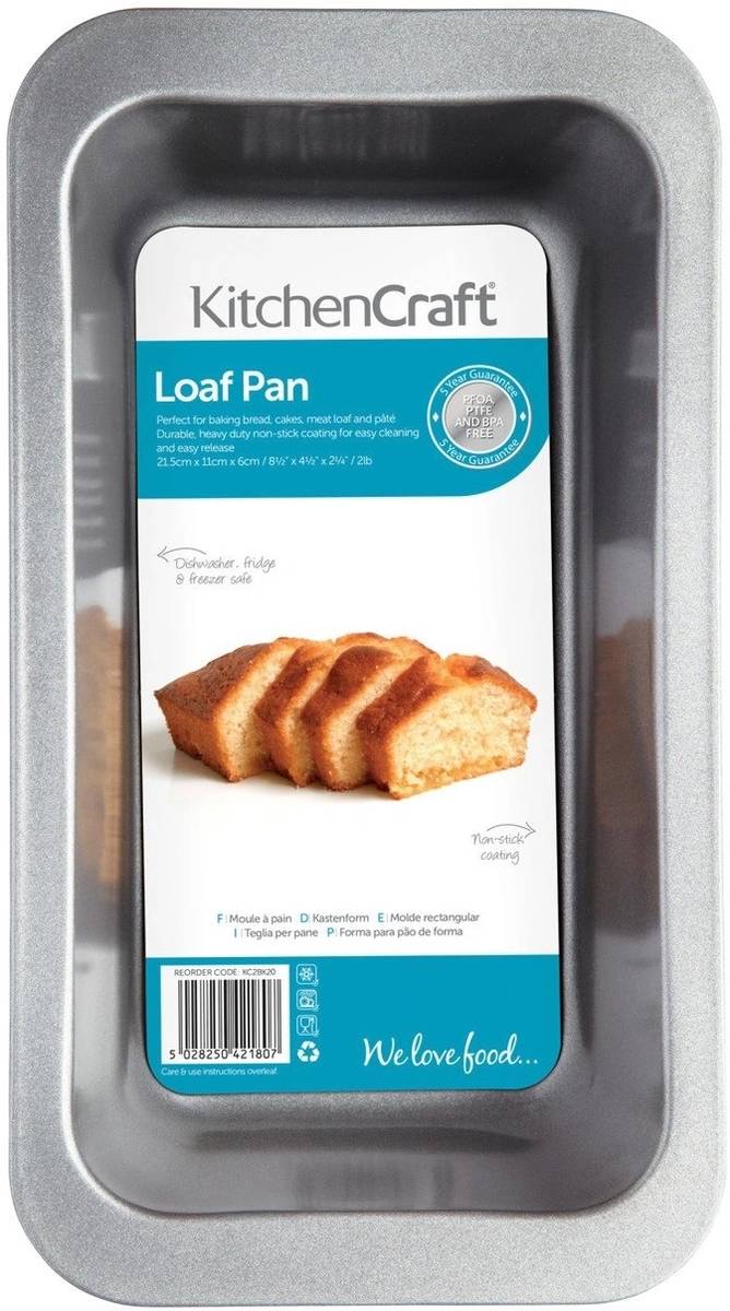 KitchenCraft Forma na biskupský chlebíček, s nepřilnavým povrchem, 22 x 11.5 cm