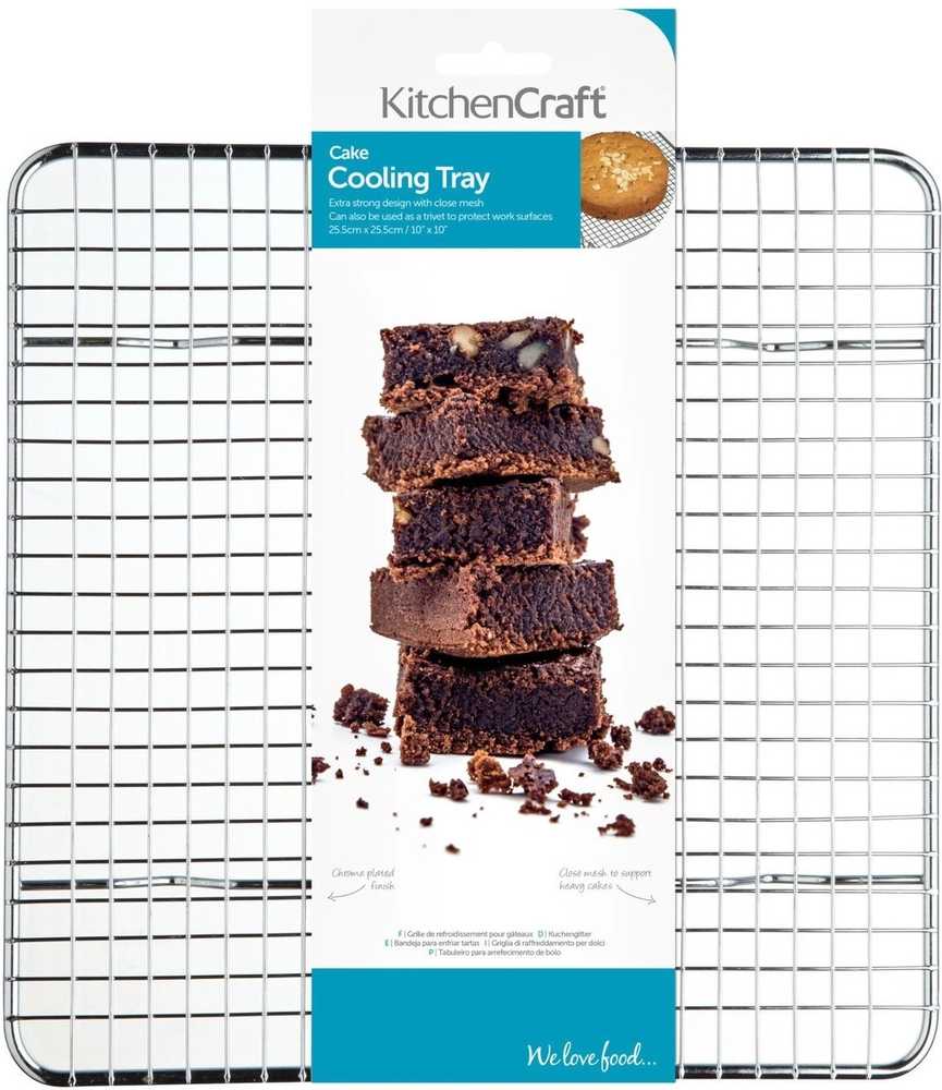 KitchenCraft Chladící mřížka, 25 x 25 cm