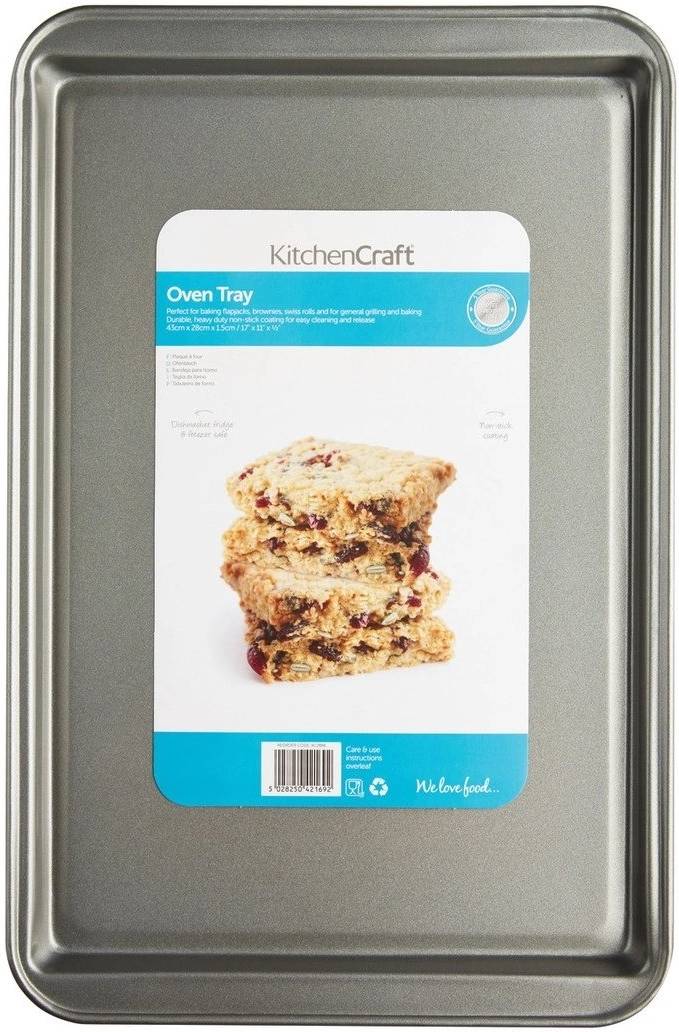 KitchenCraft Plech na pečení s nepřilnavým povrchem, 43 x 28 cm