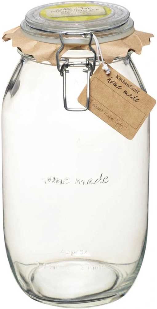 KitchenCraft Home Made Skleněná nádoba na zavařování, 2.1 l