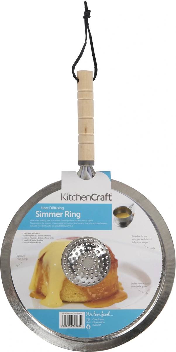 KitchenCraft Rozptylovač tepla s dřevěnou rukojetí, 21 cm