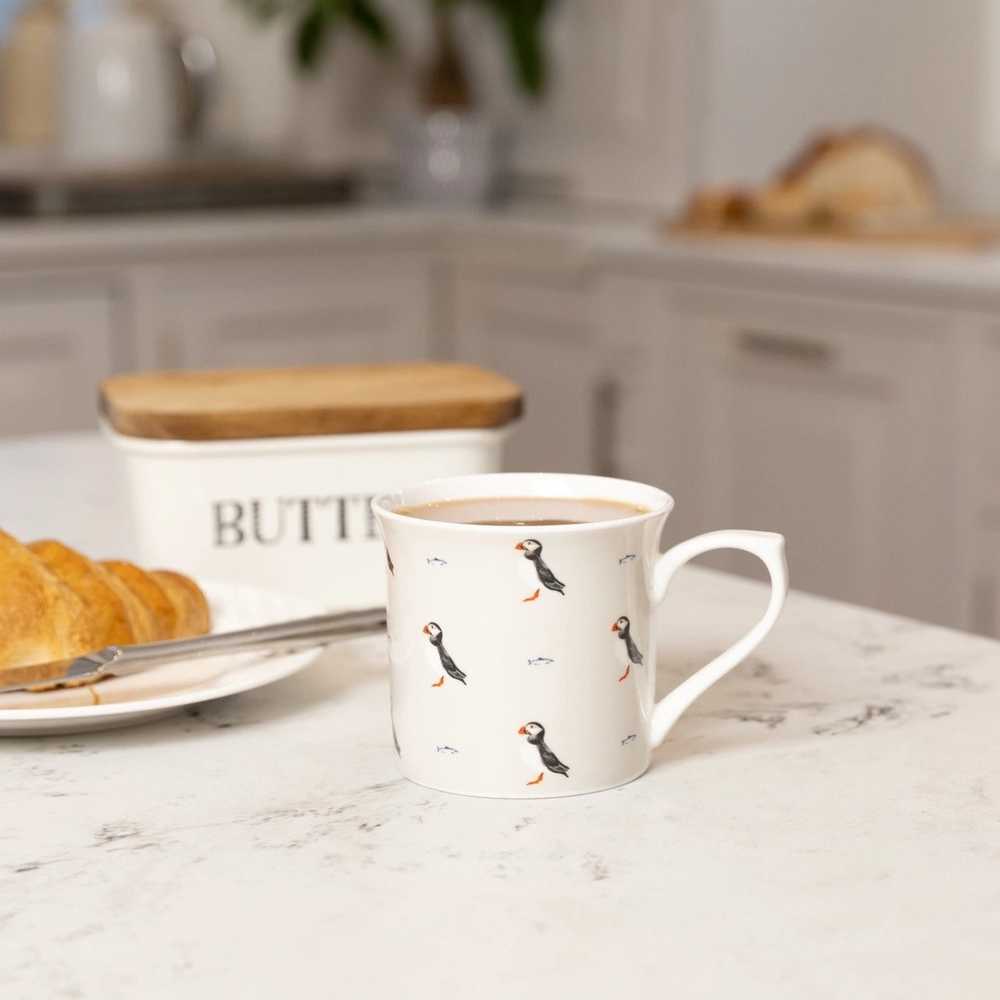 KitchenCraft Fluted Mug Hrnek Puffin, 300 ml