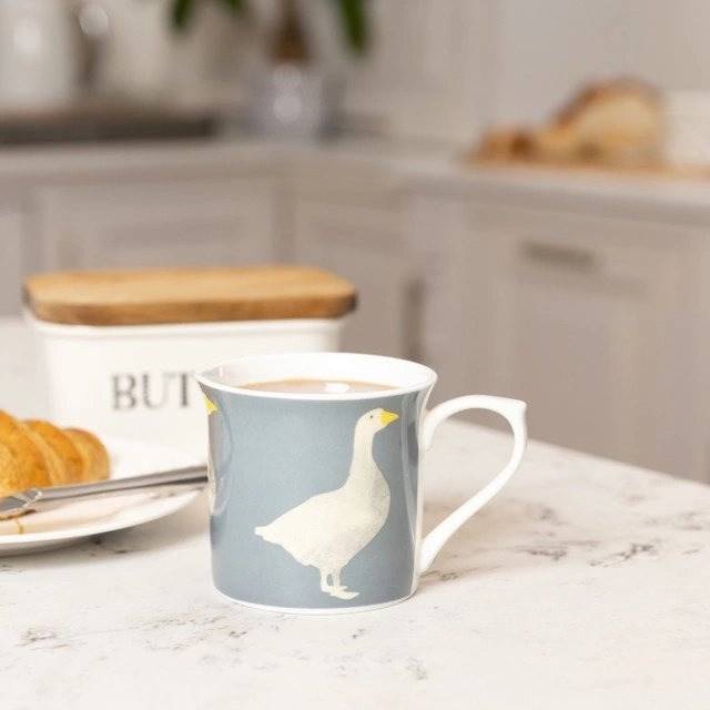 KitchenCraft Fluted Mug Hrnek Goose, 300 ml