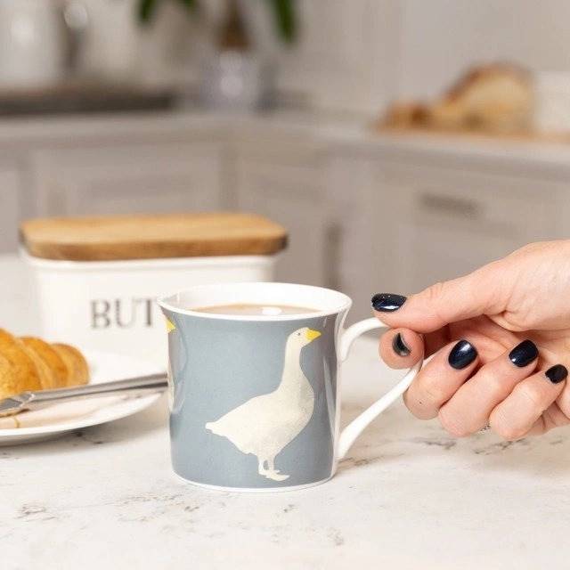 KitchenCraft Fluted Mug Hrnek Goose, 300 ml