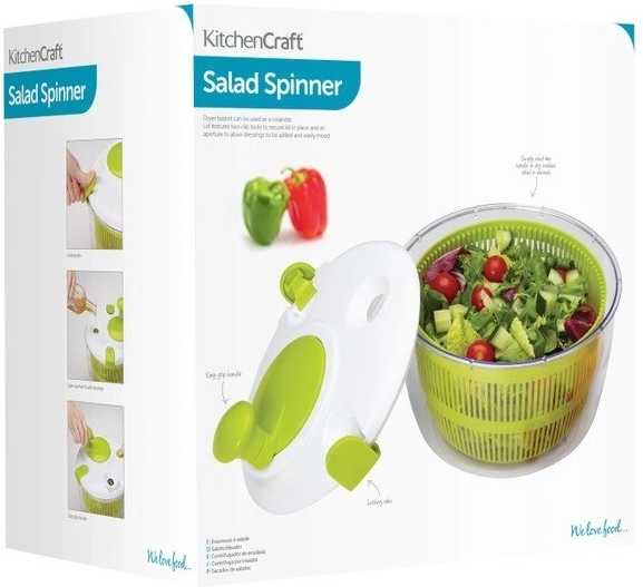 KitchenCraft Odstředivka na salát, 25 cm