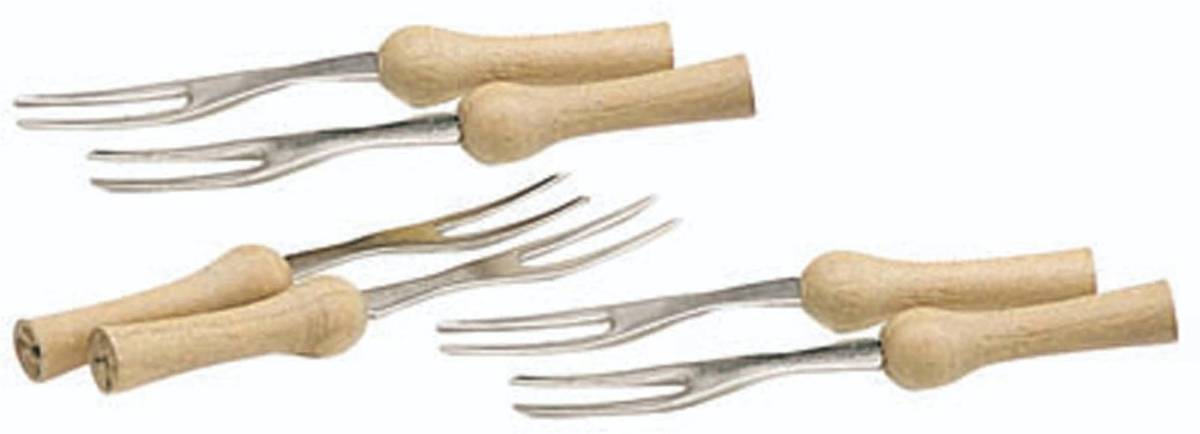 KitchenCraft Sada vidliček na kukuřici, 6 ks