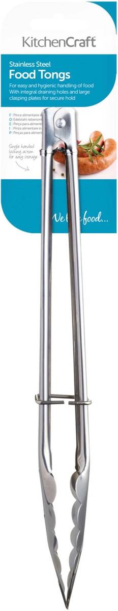 KitchenCraft Kuchyňské kleště z nerezové oceli, 40 cm
