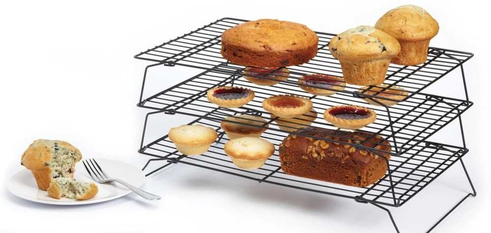 KitchenCraft Třípatrový chladící stojan, 40 x 25 cm