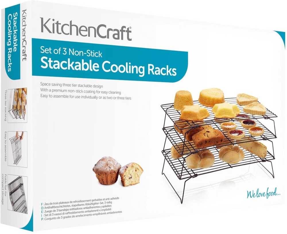 KitchenCraft Třípatrový chladící stojan, 40 x 25 cm