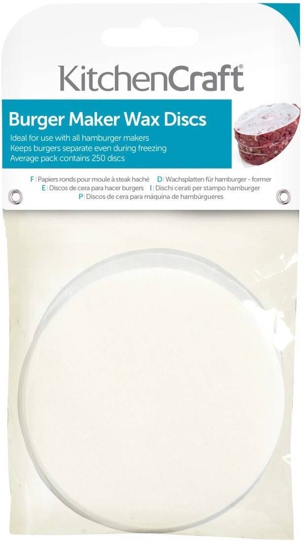 KitchenCraft Povoskované separační papírky na hamburgery