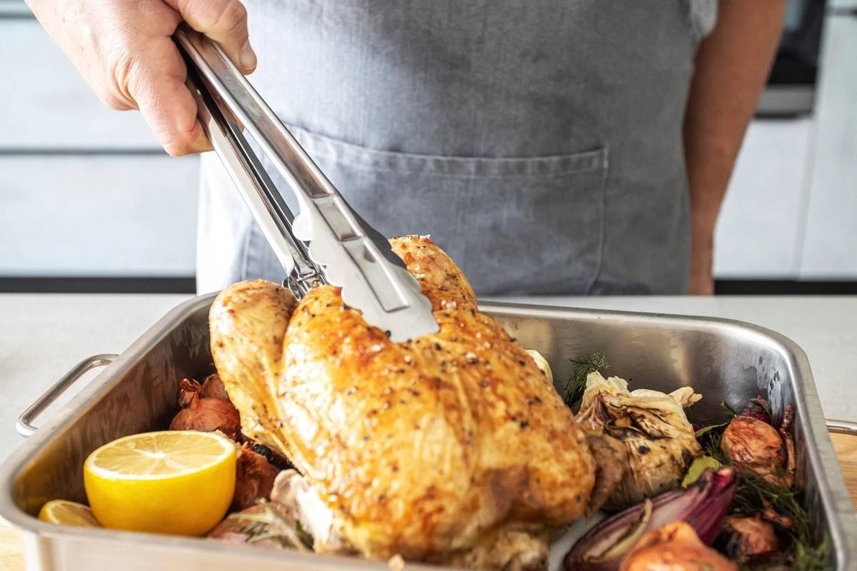 KitchenCraft Kuchyňské kleště z nerezové oceli, 30 cm