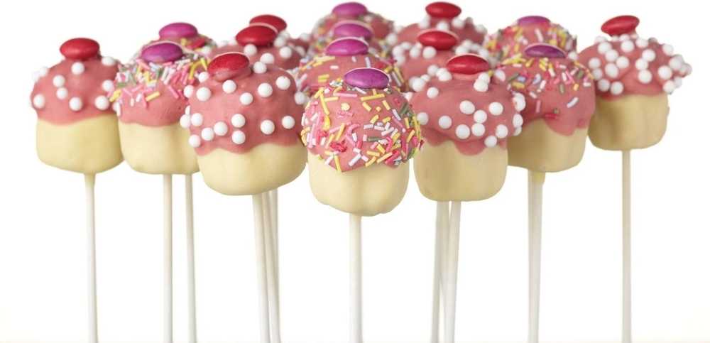 KitchenCraft Sada tyčinek na Cake Pop Sticks, 10 cm, 50 ks