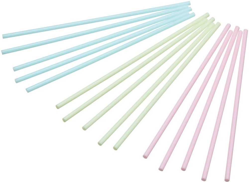 KitchenCraft Sada tyčinek na Cake Pop Sticks, 15 cm, 60 ks