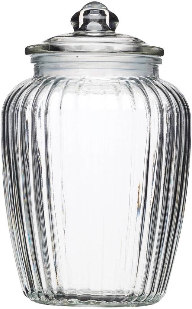 KitchenCraft Home Made Skleněná nádoba na potraviny, 2.2 l