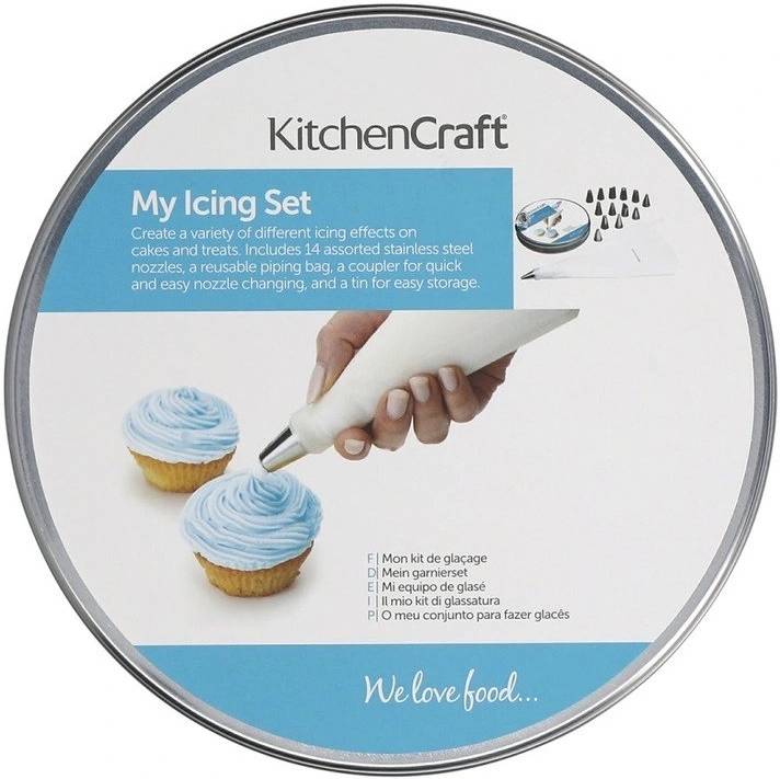 KitchenCraft Cukrářský sáček s náhradními nástavci, 16 ks