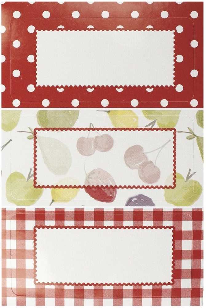 KitchenCraft Sada štítků na marmelády, 30 ks