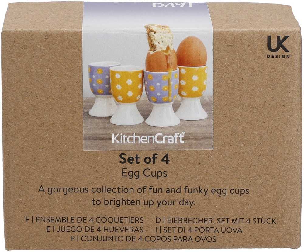 KitchenCraft Sada stojánků na vajíčka, 4 ks