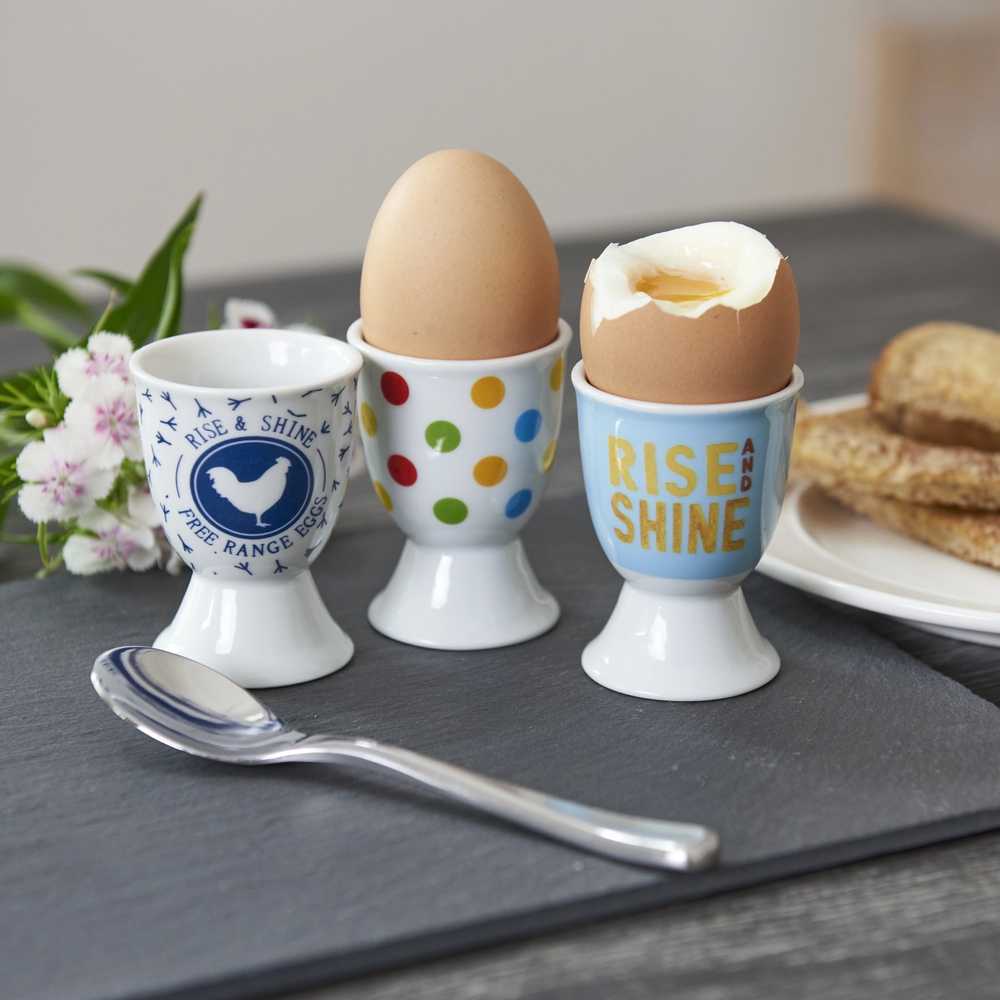 KitchenCraft Stojánek na vajíčka, motiv slepička