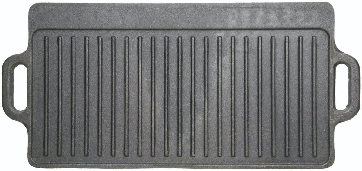 KitchenCraft Litinová grilovací pánev, 45 x 23 cm