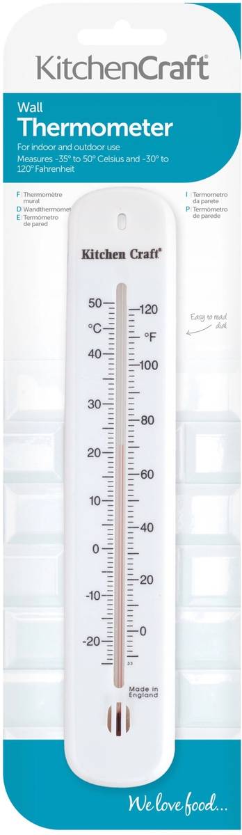 KitchenCraft Nástěnný teploměr, 20 cm