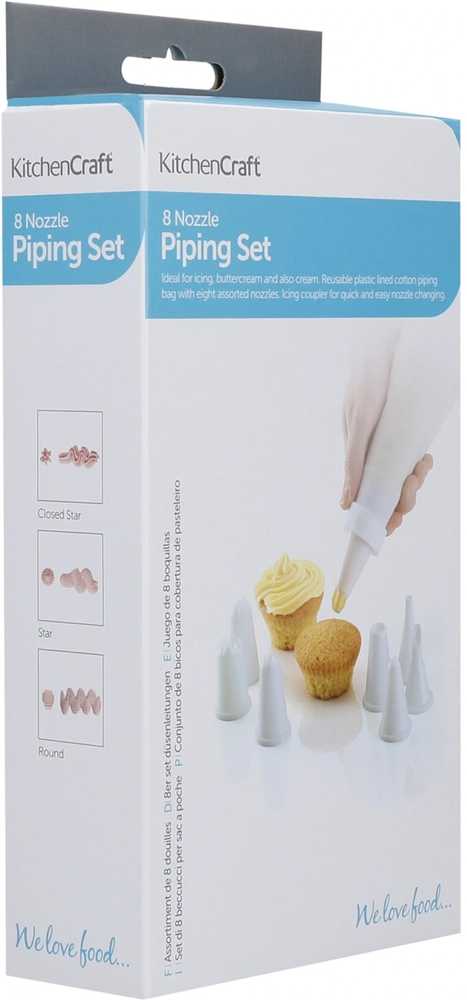 KitchenCraft Sada nástavců na zdobení