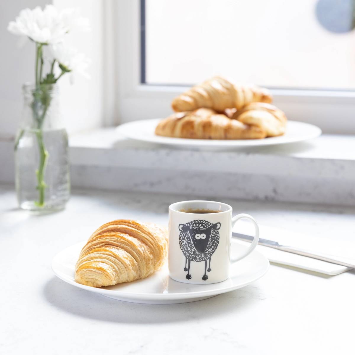 KitchenCraft Hrnek na espresso, 80 ml, motiv ovce