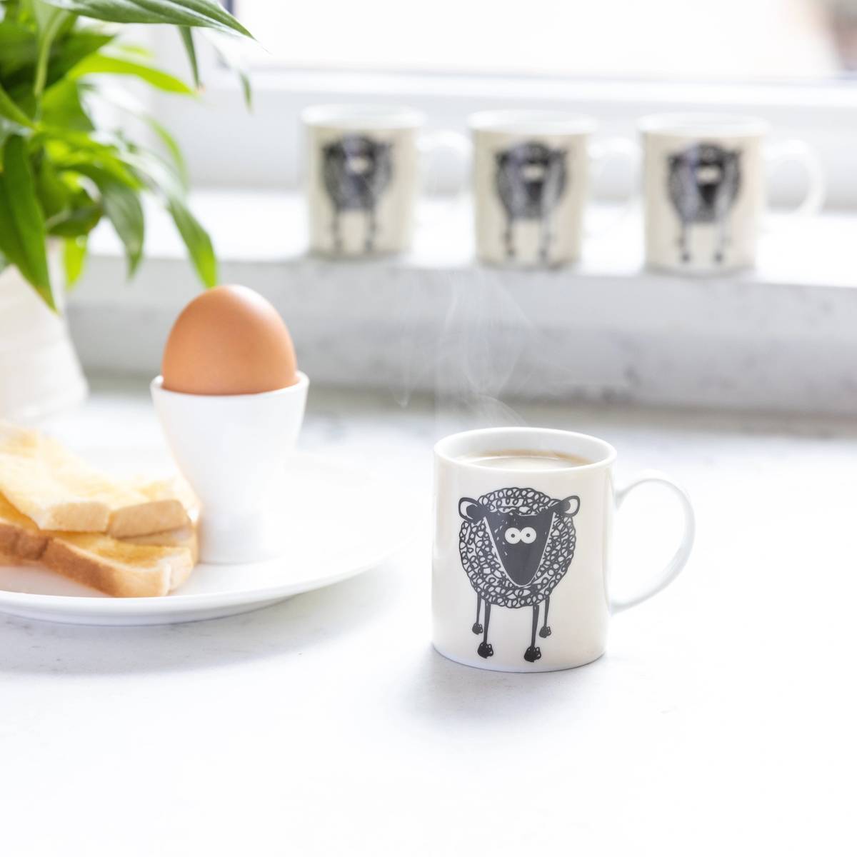 KitchenCraft Hrnek na espresso, 80 ml, motiv ovce