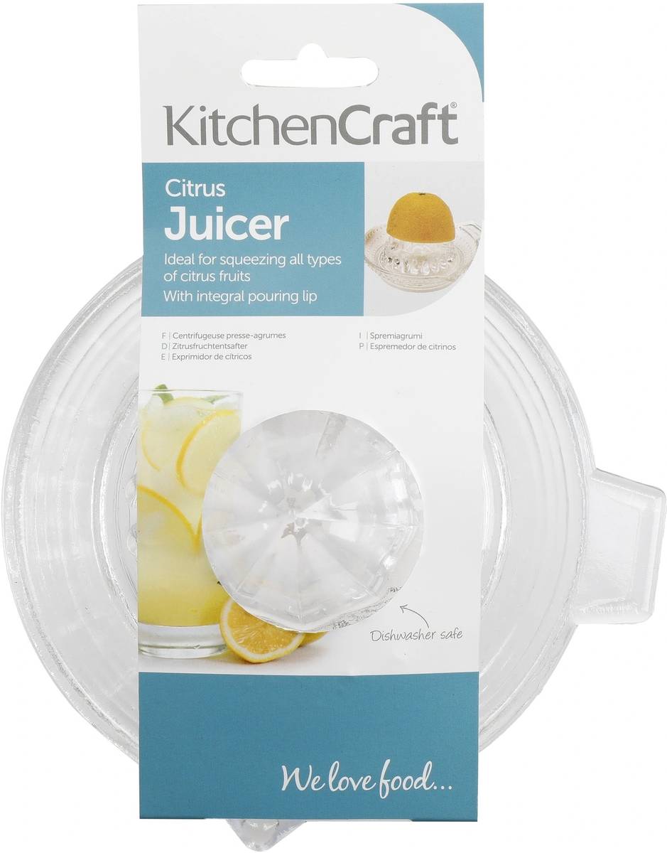 KitchenCraft Skleněný lis na citrusy